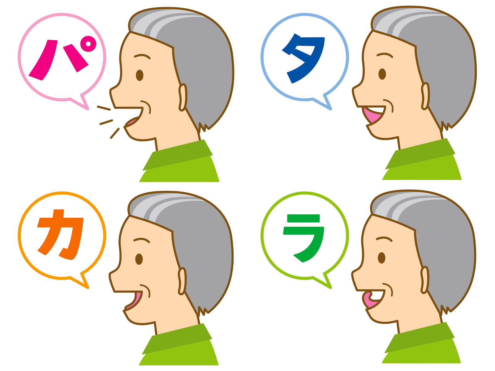 オーラルフレイルの予防にパタカラ体操